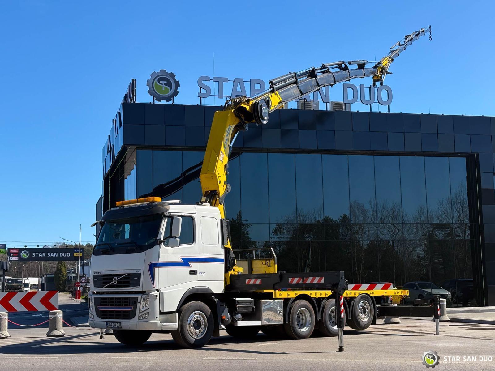 Volvo FH 520 8x4 HMF ODIN K6 EURO 5 FLY JIB Crane