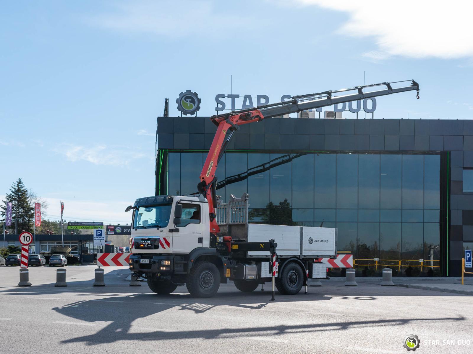 MAN TGM 18.340 4x4 Palfinger PK 18002 HDS Żuraw