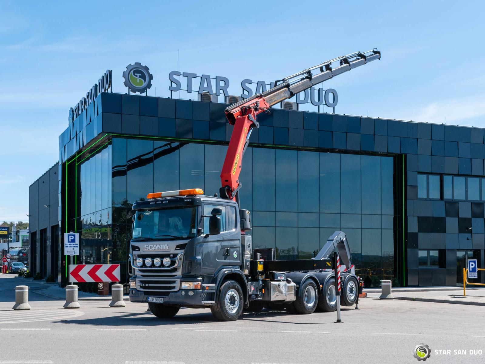 SCANIA G400 8x4 PALFINGER PK 34002 SH HDS Żuraw Hakowiec