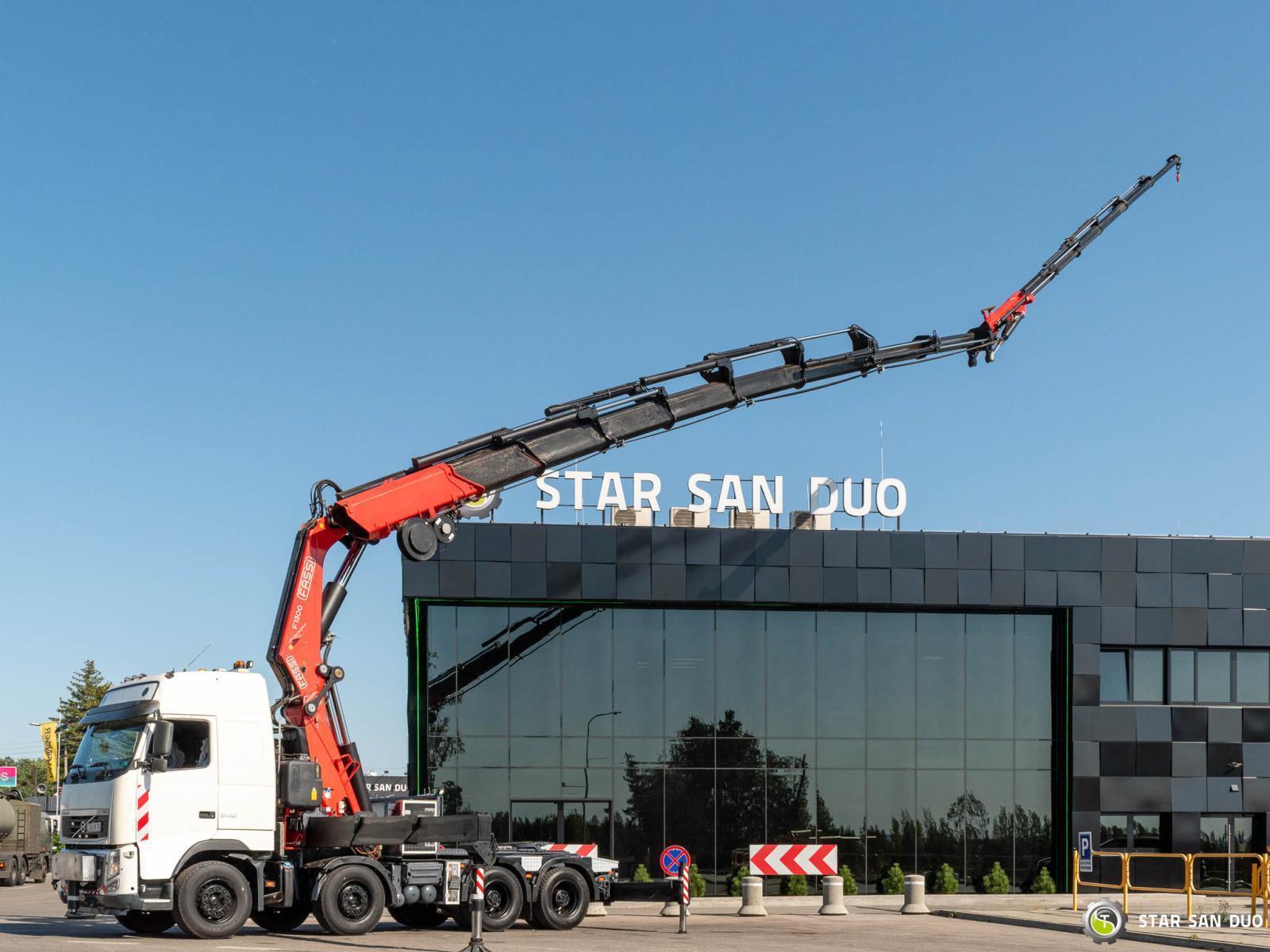 Volvo FH 540 8x4 Fassi F1300RA.2.28 HDS Fly Jib  Siodło