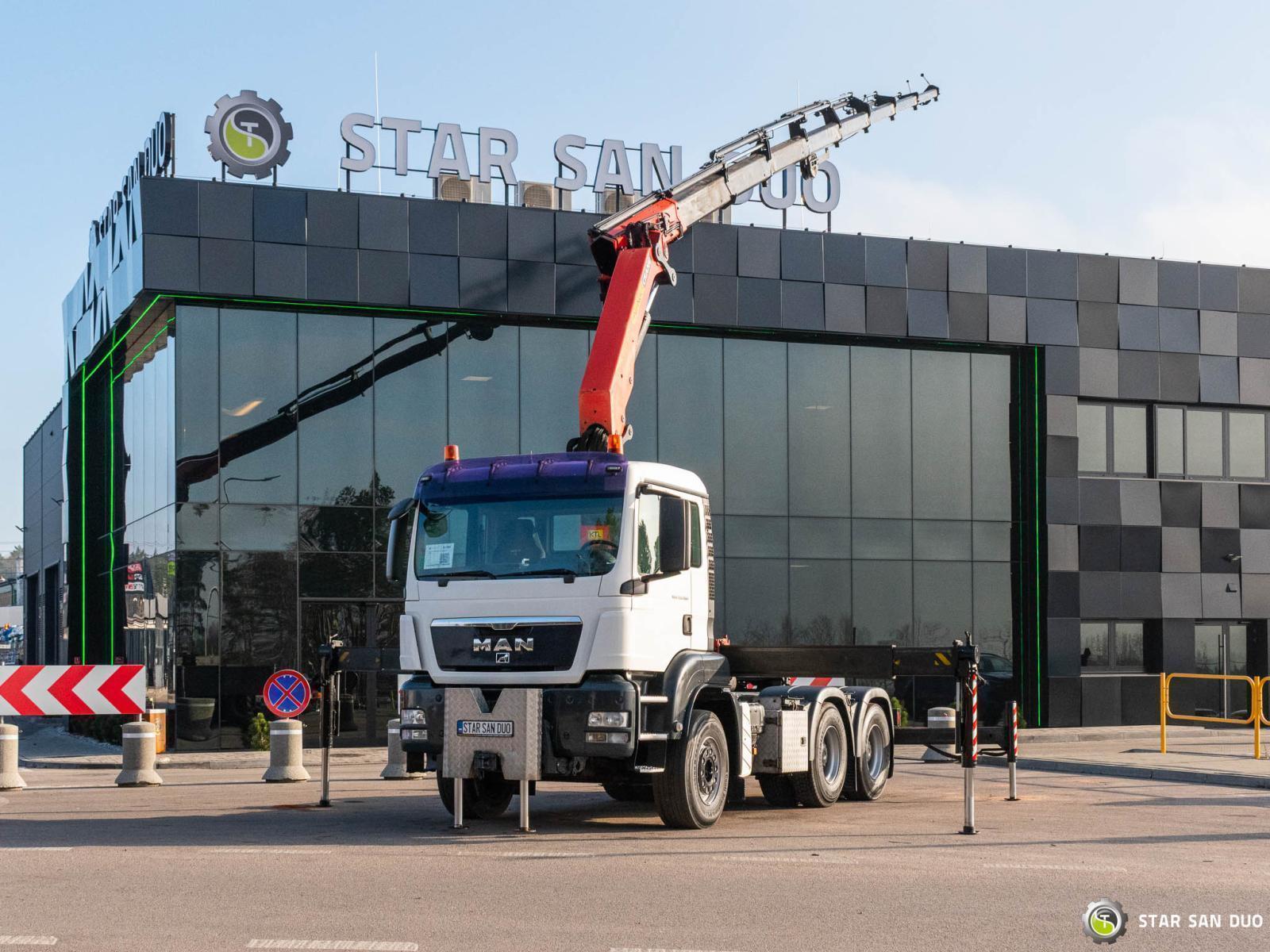MAN TGS 33.400 6x4 PALFINGER PK 29002 HDS Żuraw Wciągarka Ciągnik
