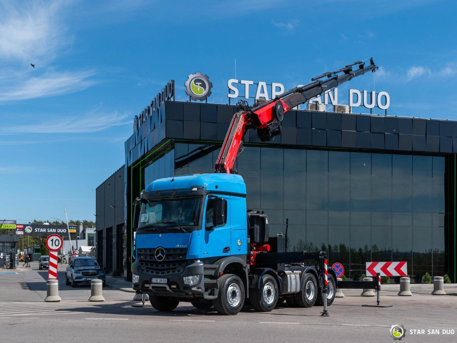MERCEDES BENZ AROCS 3251 8x4 FASSI F 485A.2.26 HDS Żuraw Wciągarka