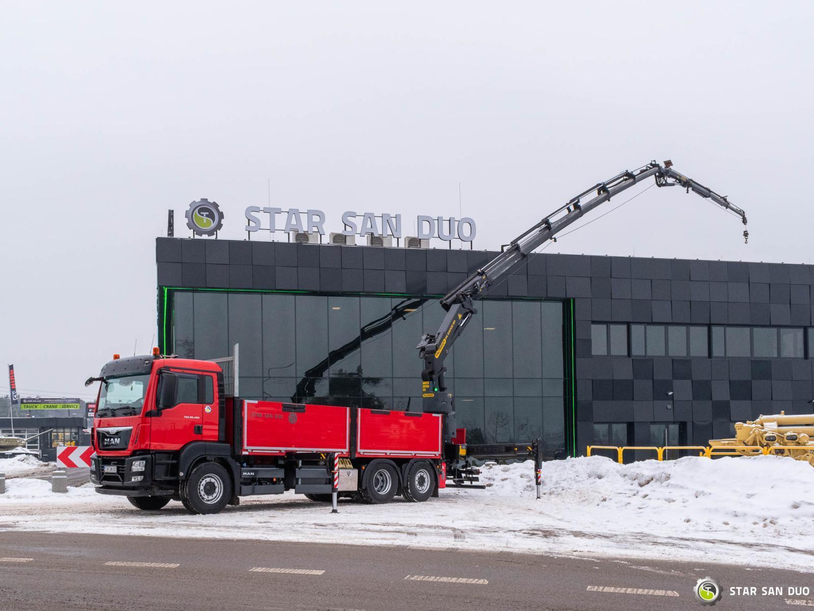 MAN TGS 26.480 6x2 PALFINGER PK 34002 SH HDS Żuraw Fly Jib Wciagarka