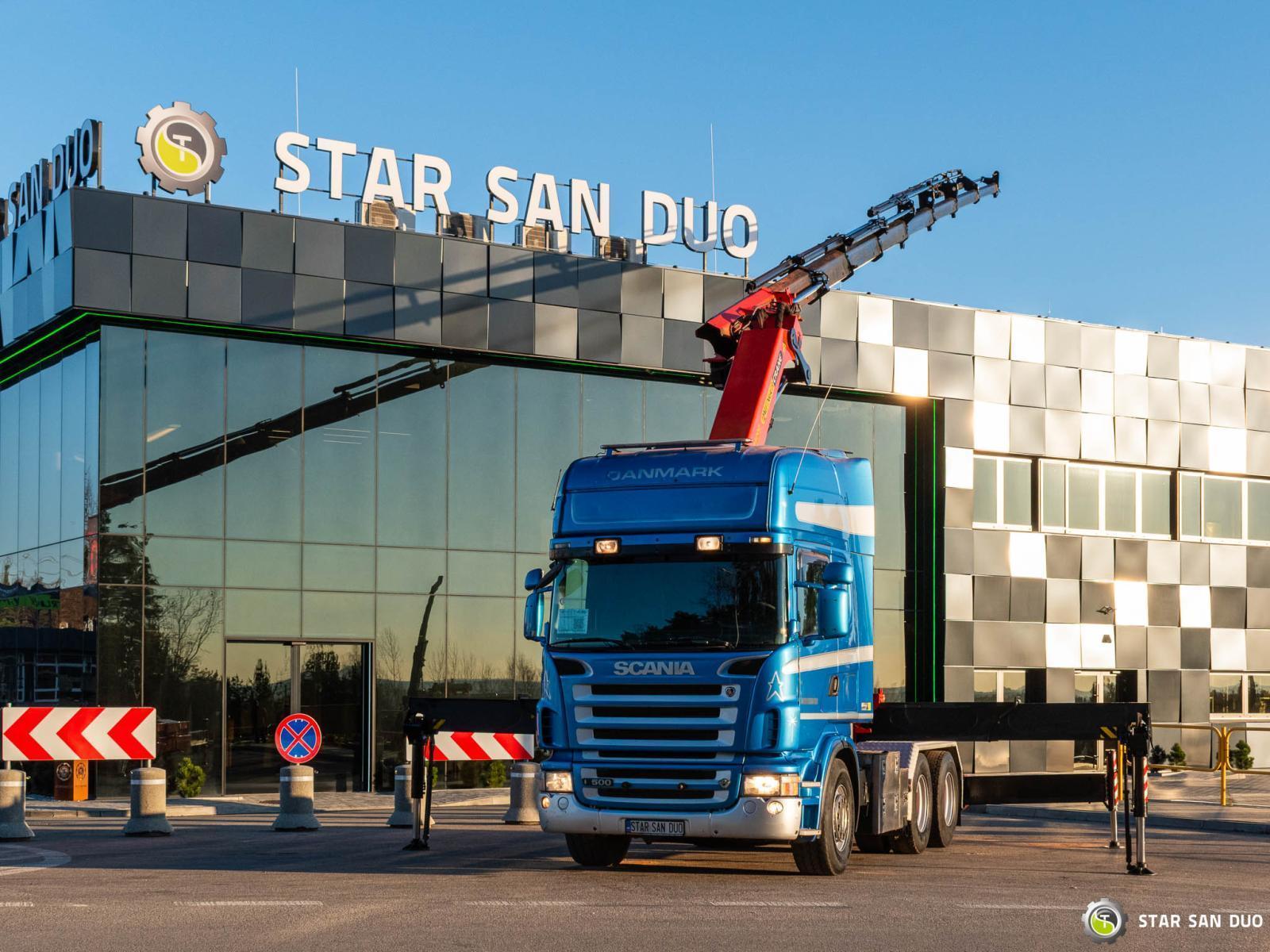 SCANIA R500 6x4 PALFINGER PK 44002 HDS Żuraw Siodło Kran