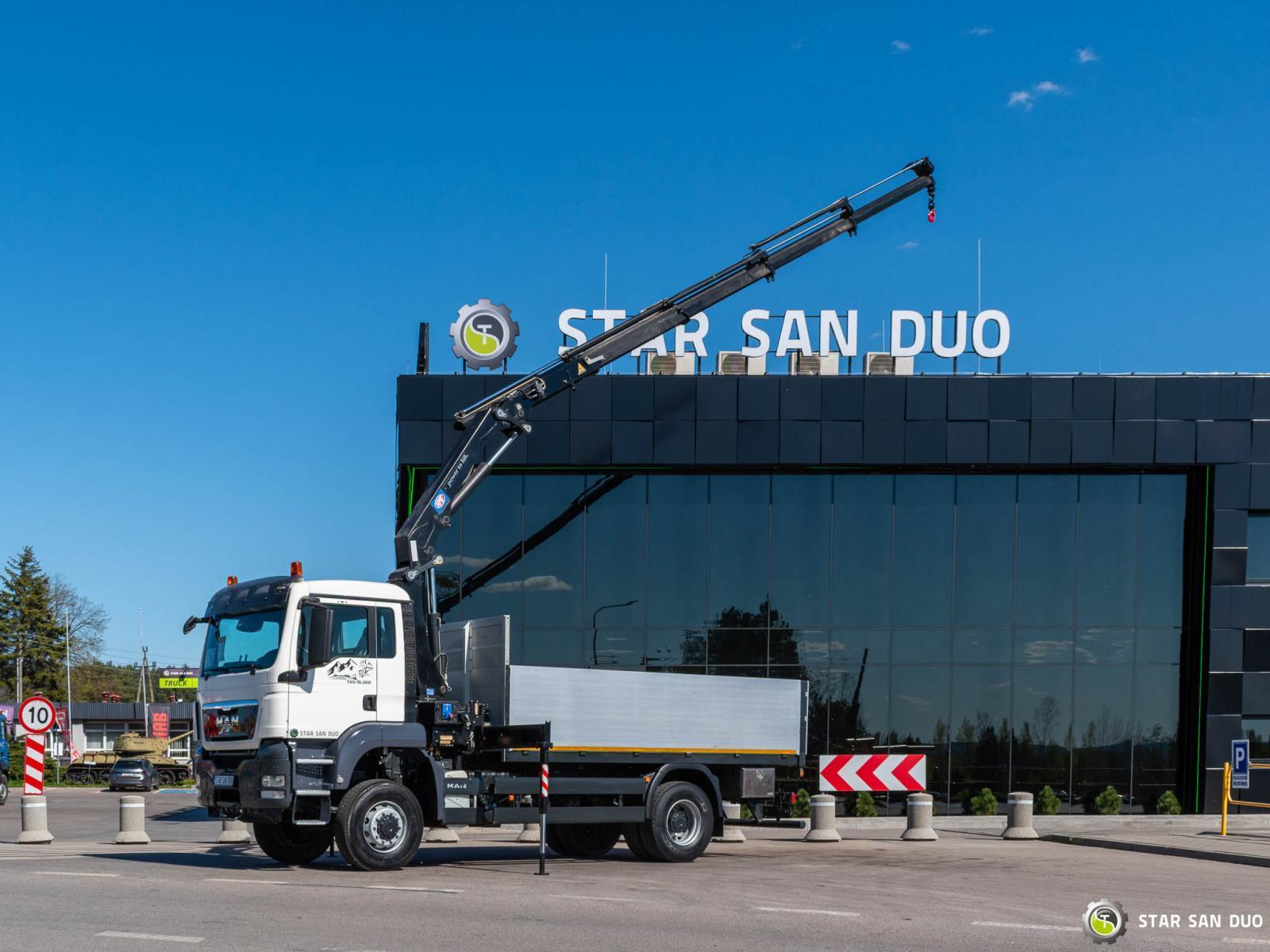 MAN TGS 18.360 4x4 HMF 1720 K4 HDS Żuraw