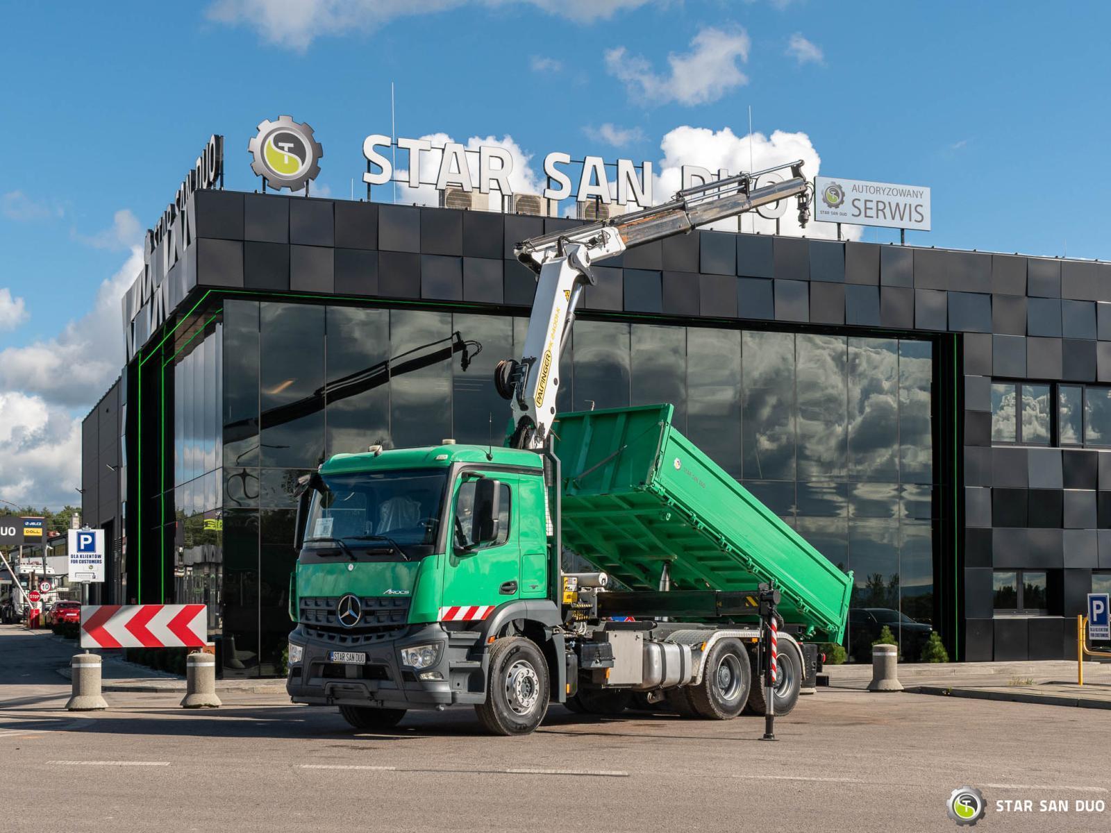Mercedes-Benz Arocs 26.40 6x4 Palfinger PK 24001-K HDS Żuraw Wywrotka