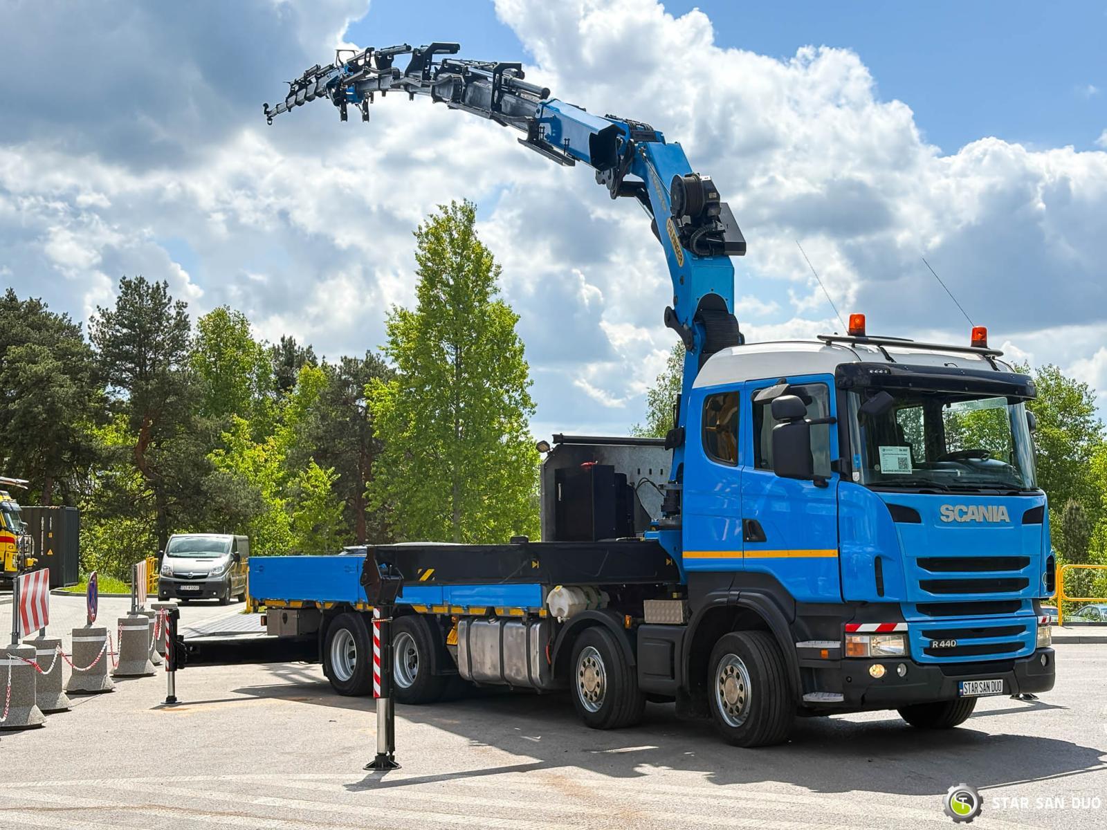 SCANIA R440 8x4 Palfinger PK50002 FLY JIB Crane Winch