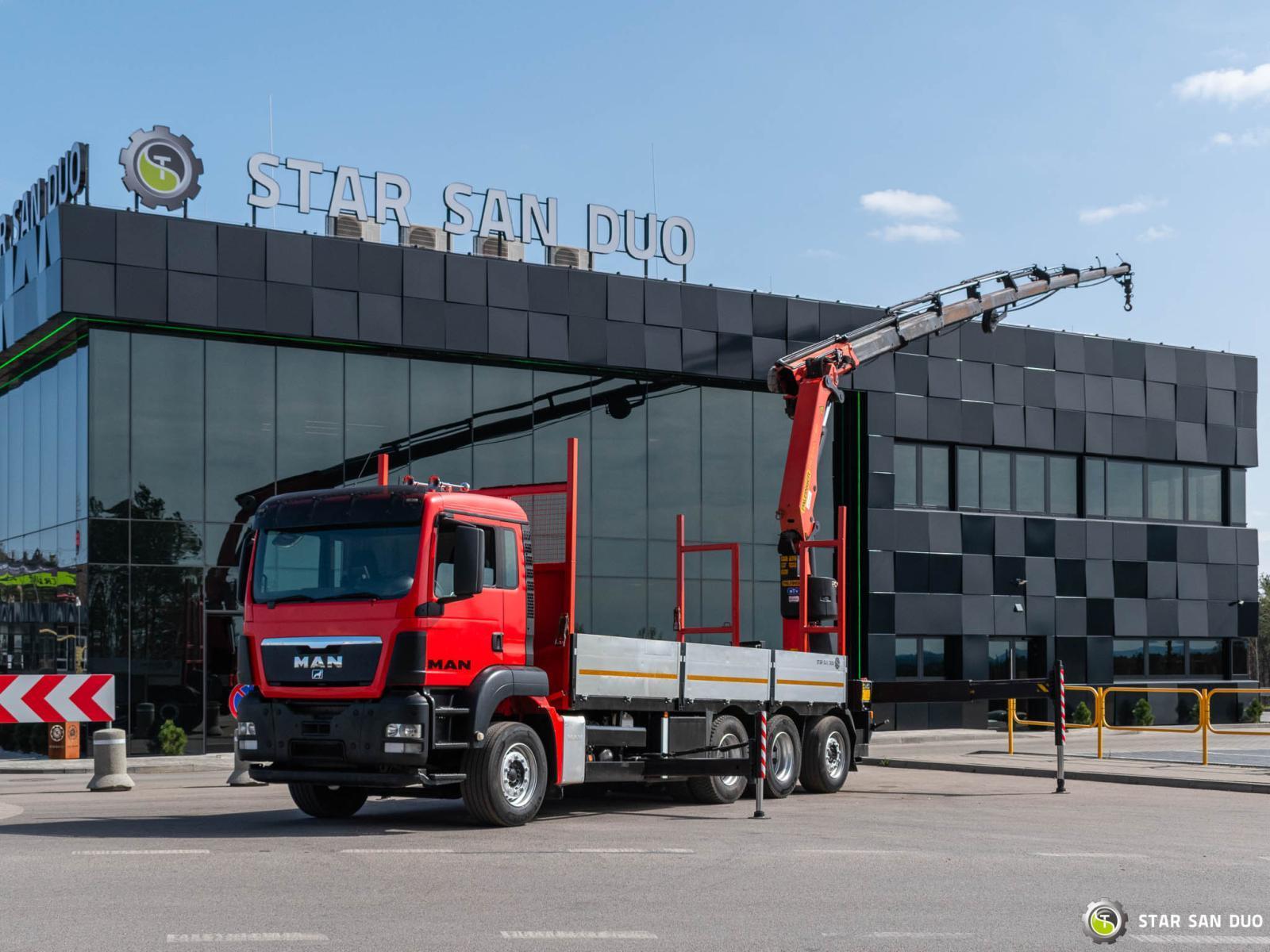 MAN TGS 35.400 8x4 Palfinger PK 34002 HDS Żuraw Wciągarka Rotator