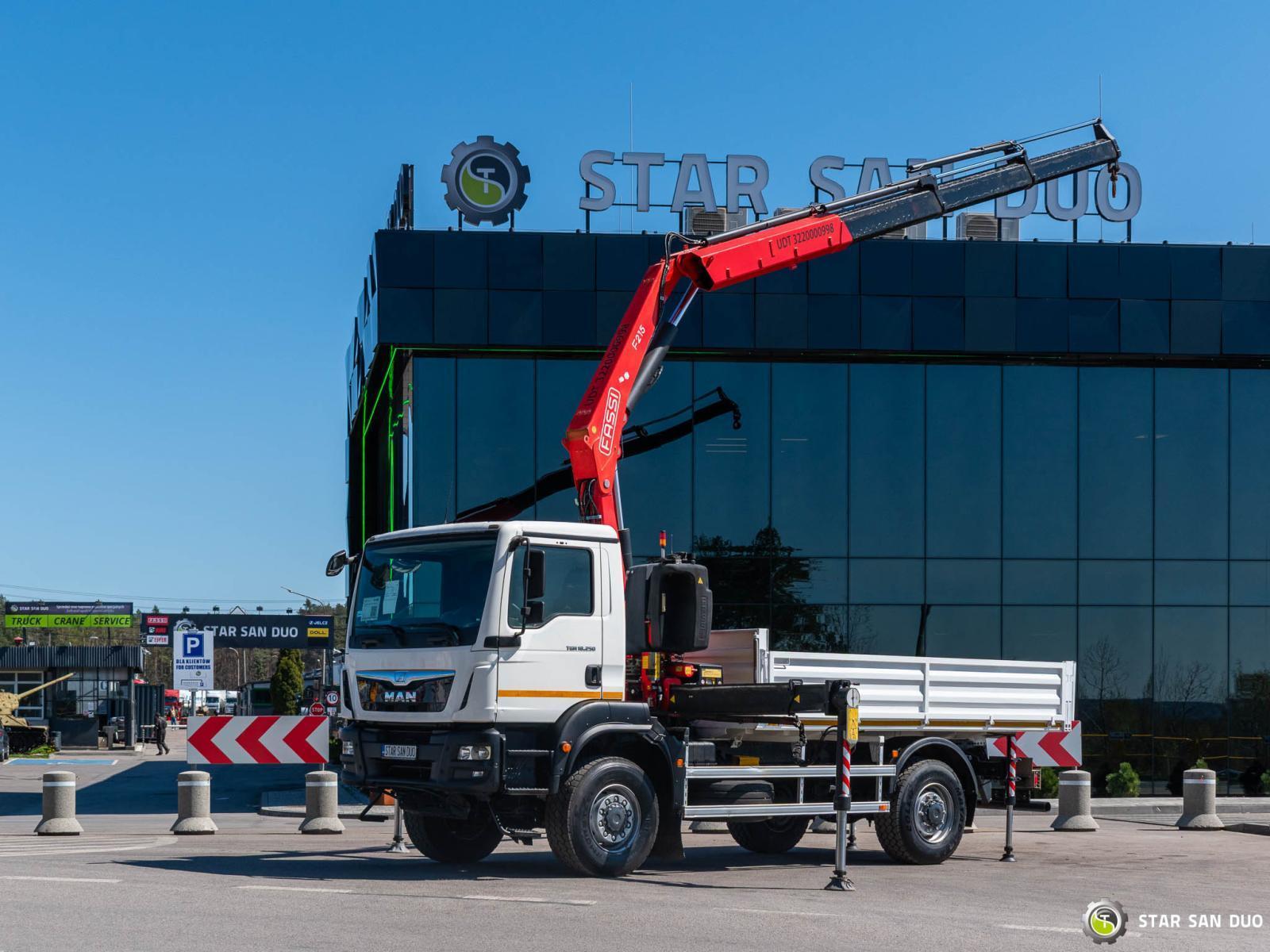 MAN TGM 18.250 4x4 FassiI F215A.0.23 Active HDS Żuraw