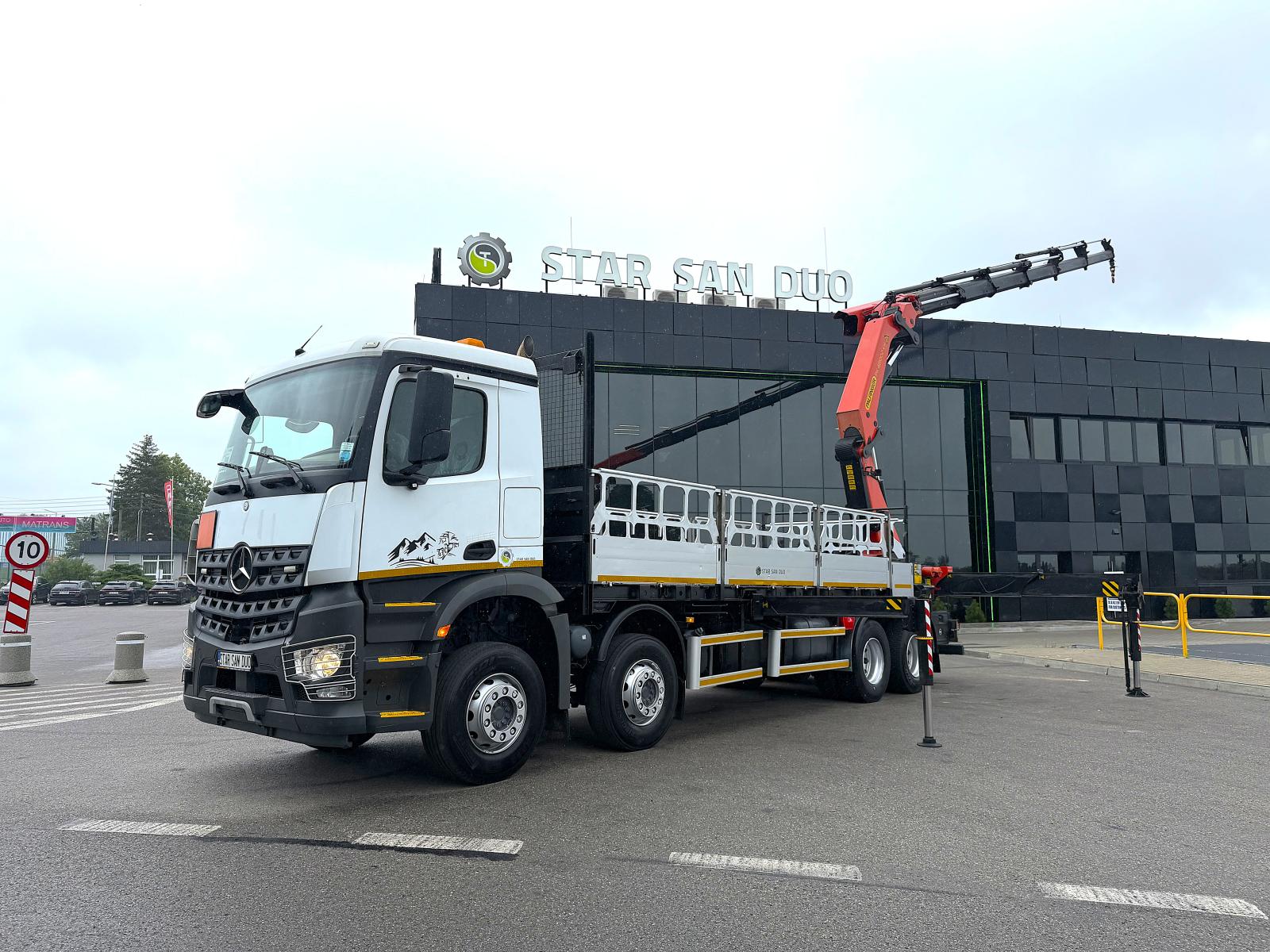 MERCEDES-BENZ AROCS 3240 8x4 PALFINGER PK 48002 EH HDS Żuraw Crane