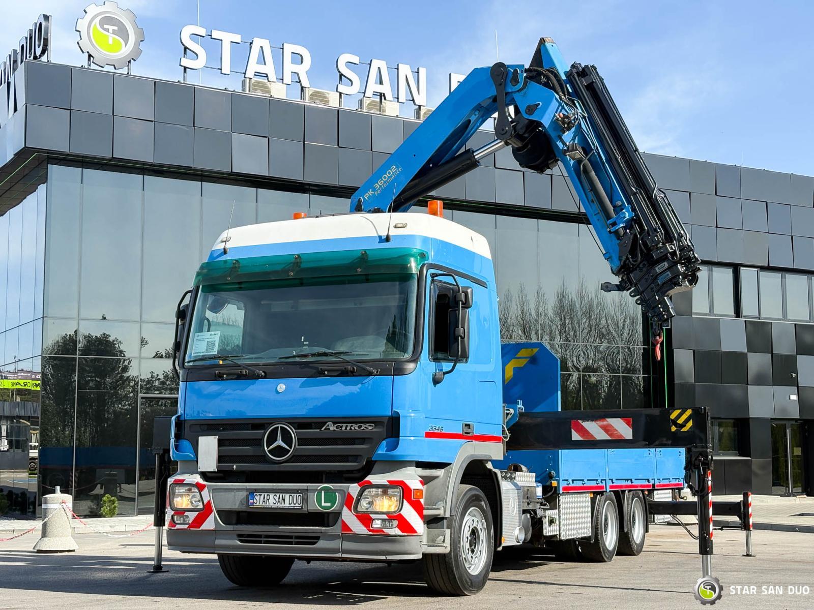 MERCEDES-BENZ ACTROS 2646L 6x4 PALFINGER 36002 Euro 5 Winch