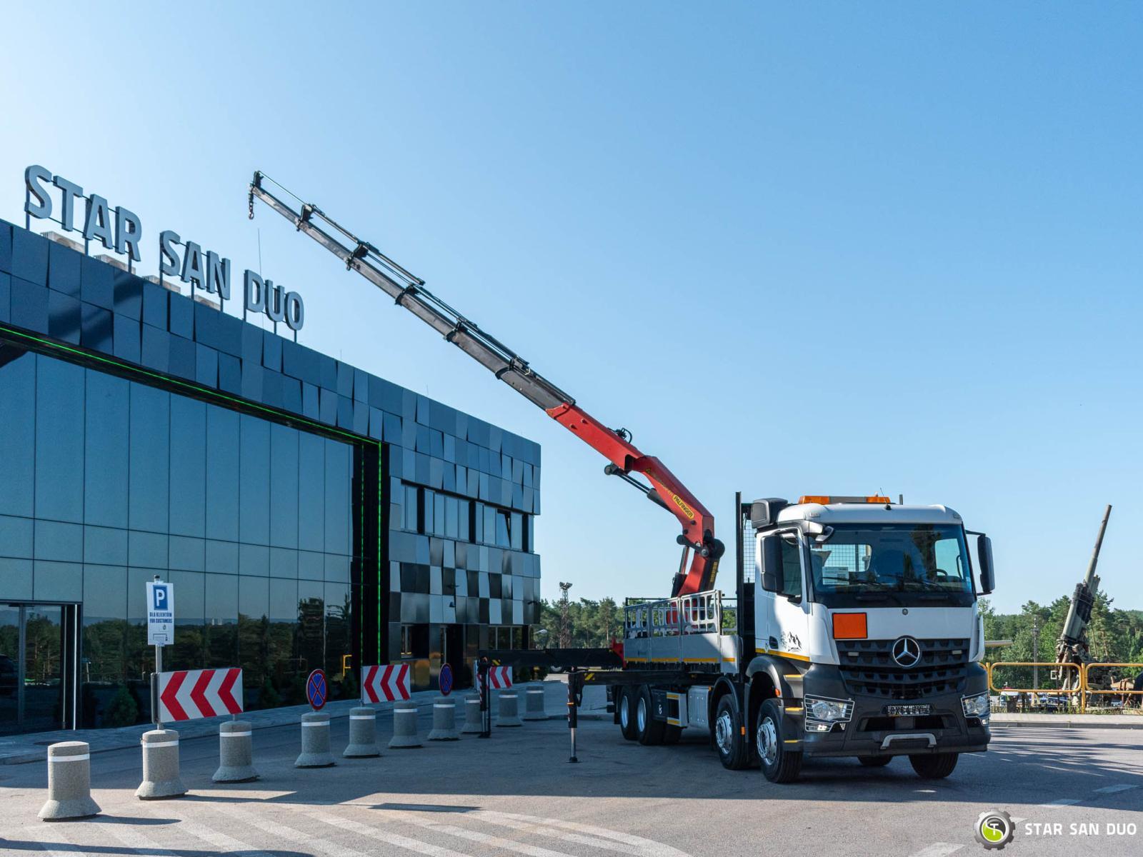 MERCEDES-BENZ AROCS 3240 8x4 PALFINGER PK 48002 EH HDS Żuraw Crane