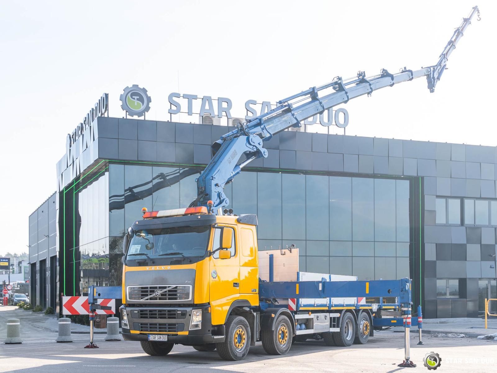 VOLVO FH 400 8x2 HIAB 600E-7 FLY JIB HDS Żuraw