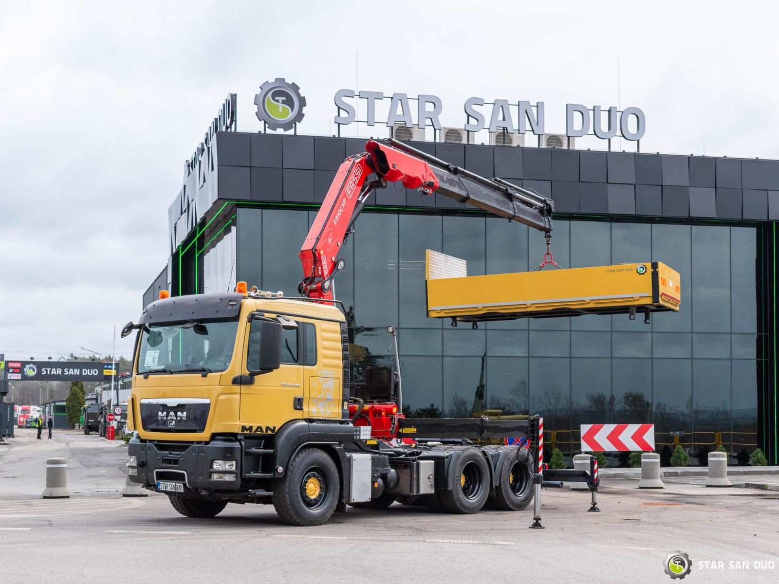 MAN TGS 26.440 6x4 FASSI F310CXP HDS Żuraw Siodło