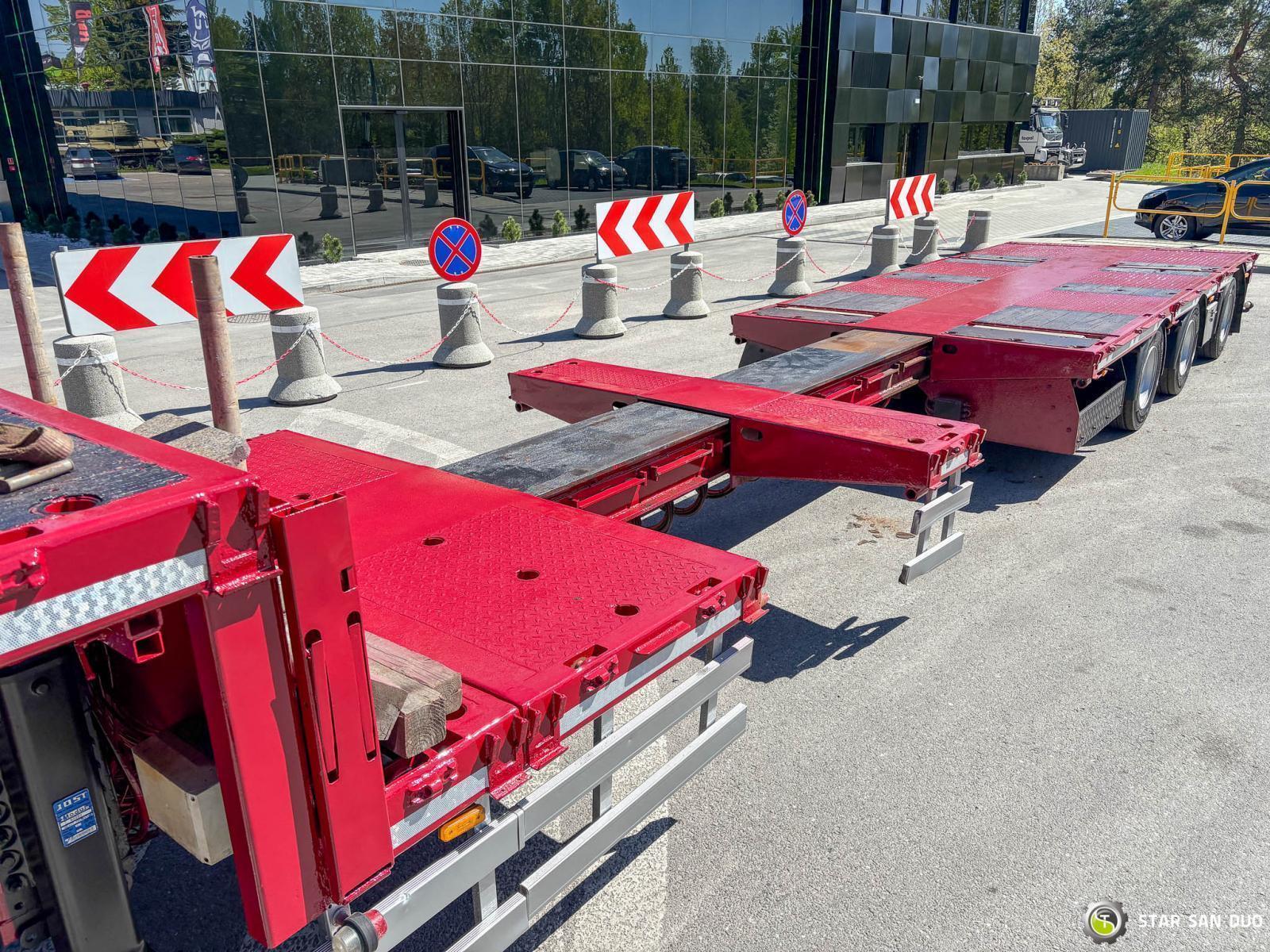 Semitrailer Low Loader NRD NTS 3 Axle Tieflader