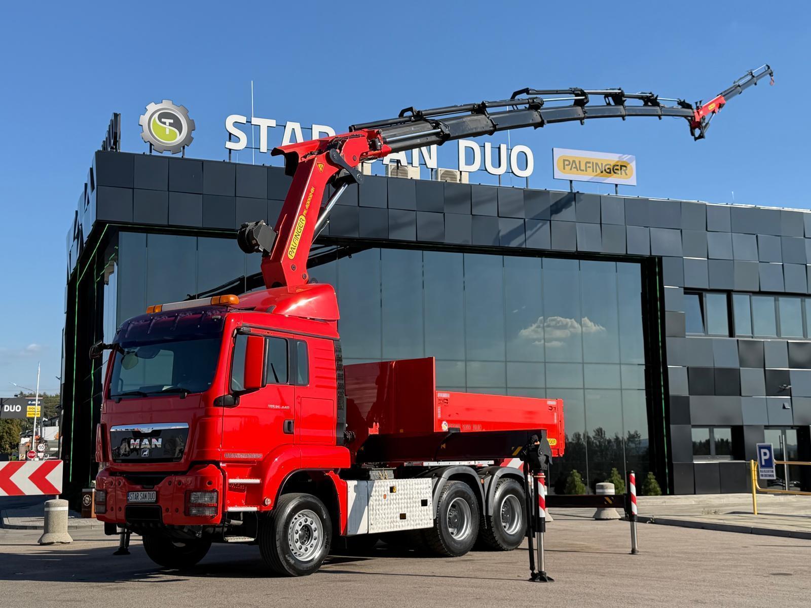 MAN TGS 26.440 6x4 Palfinger PK 40002 SH 34m ! Fly Jib Wciągarka Siodło HDS Żuraw
