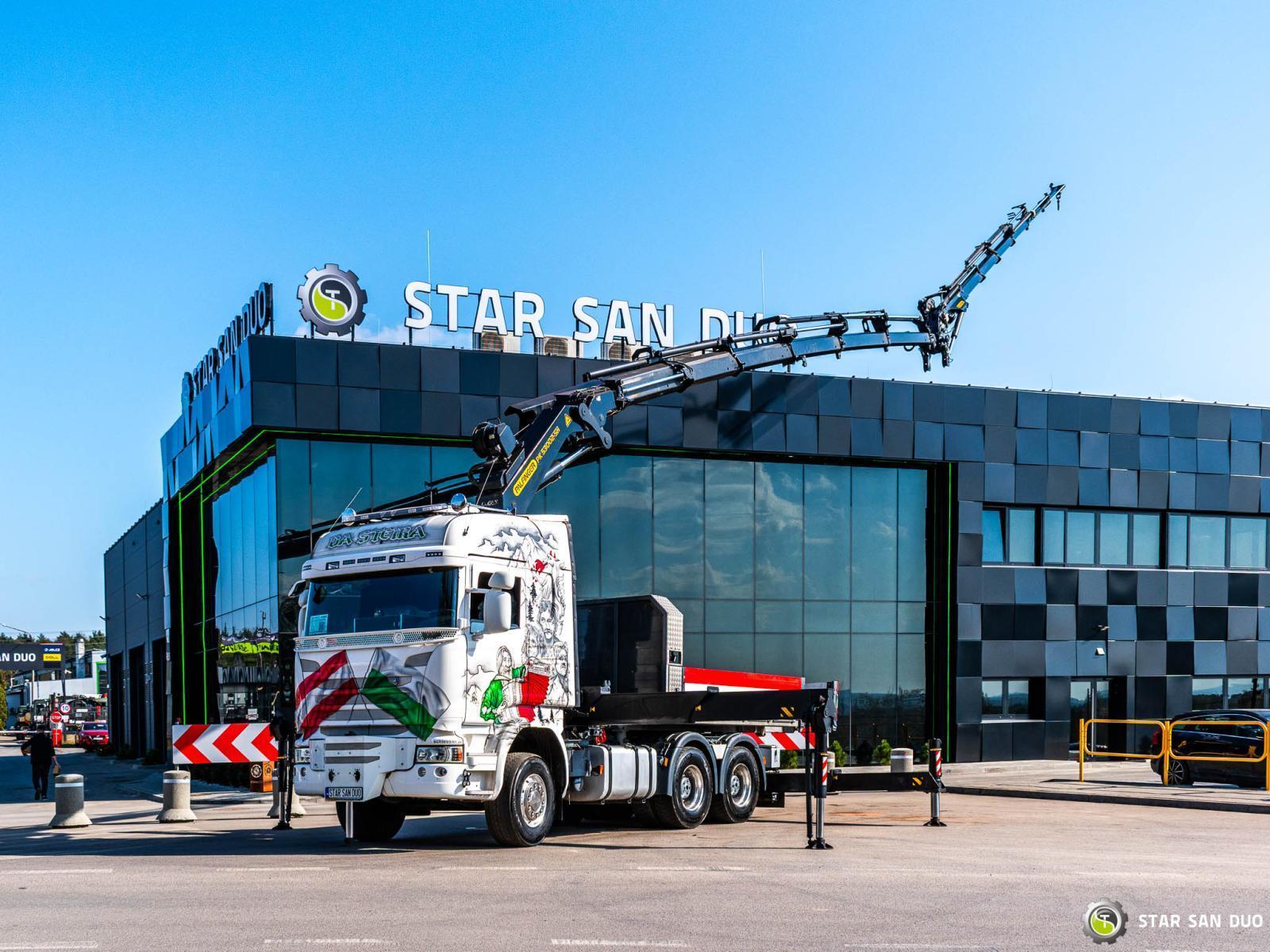 SCANIA R450 6x4 PALFINGER PK 53002 SH HDS Żuraw Fly Jib Siodło Wciągarka