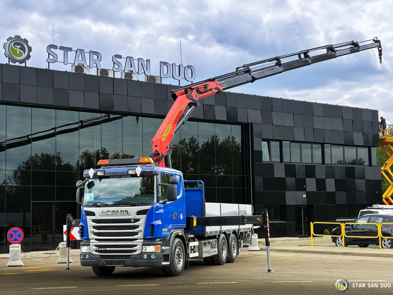 SCANIA G440 6x2 PALFINGER PK 34002SH Crane Kran