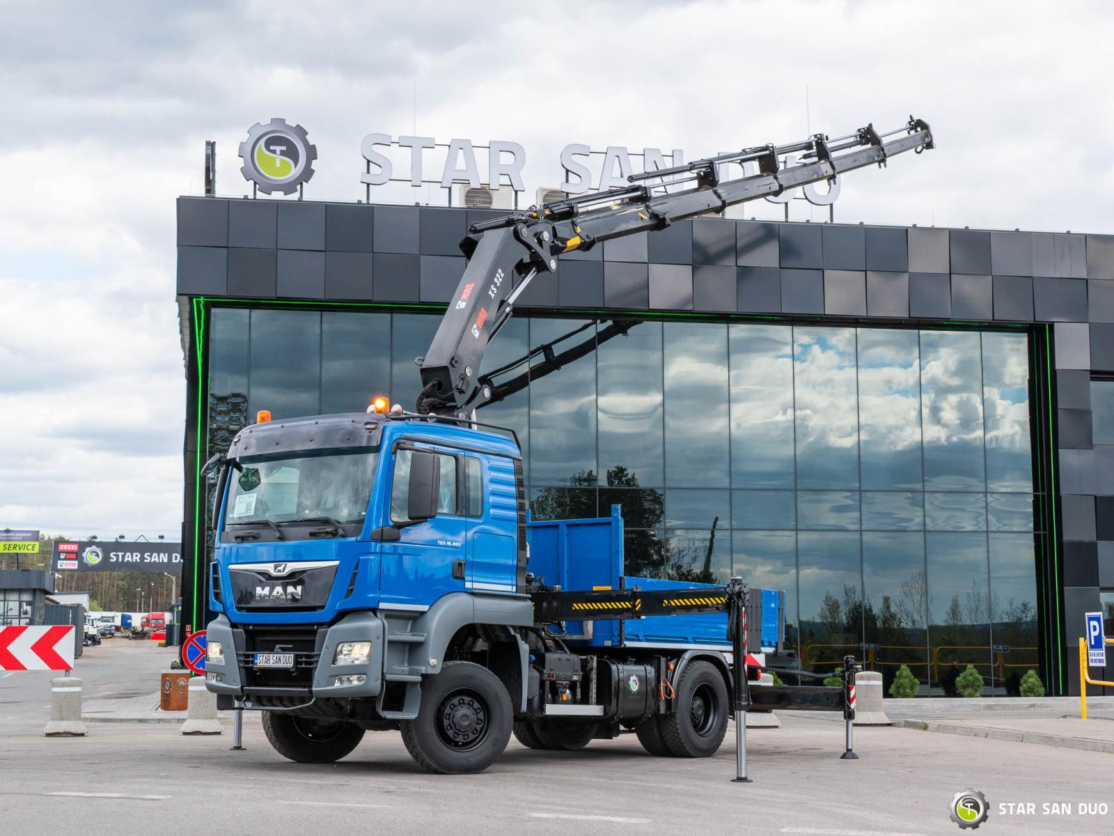 MAN TGS 18.460 4x4 HIAB 322 E-6 HIPRO HDS Żuraw