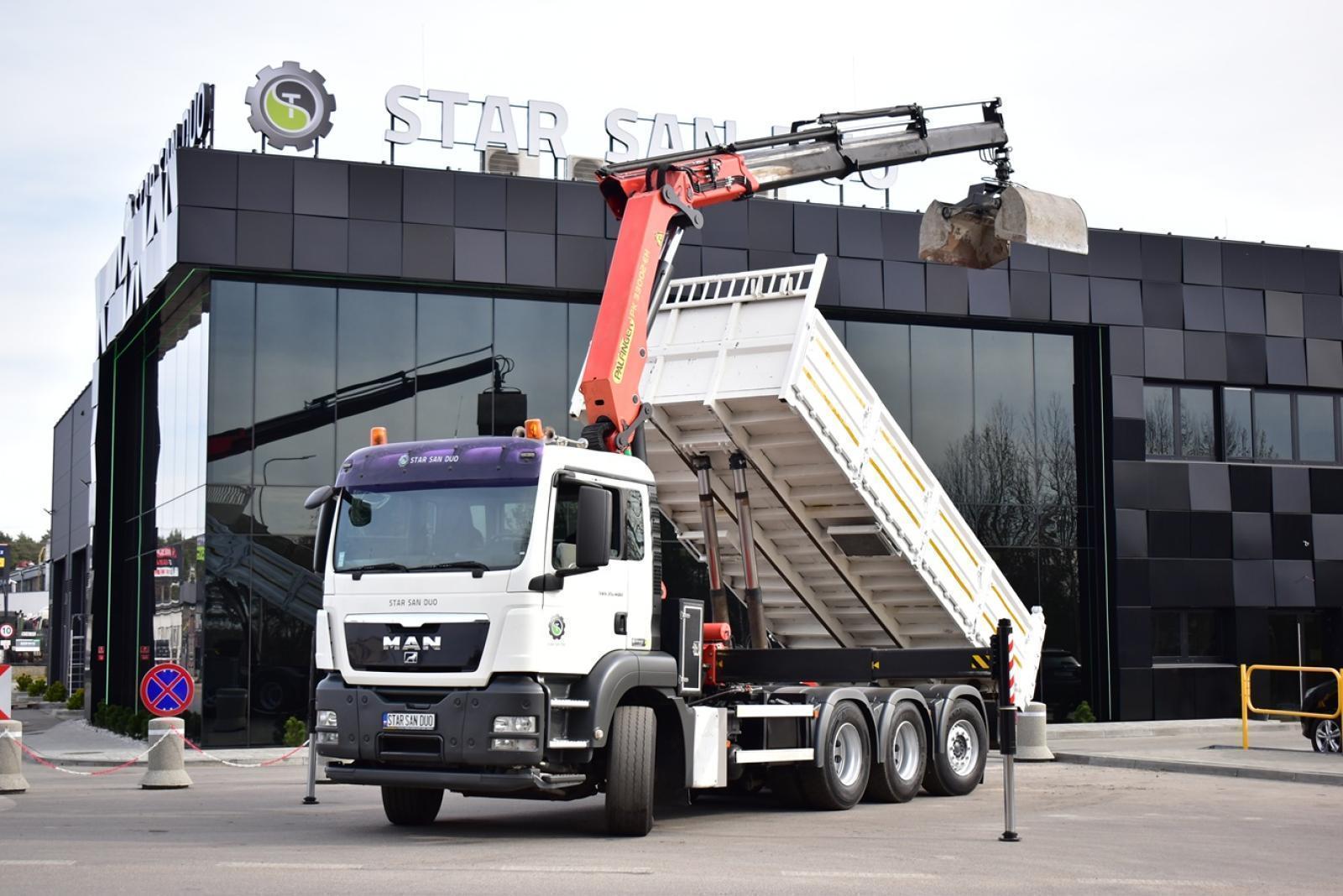 MAN TGS 35.400 8X4 PALFINGER PK 33002 CRANE KIPPER