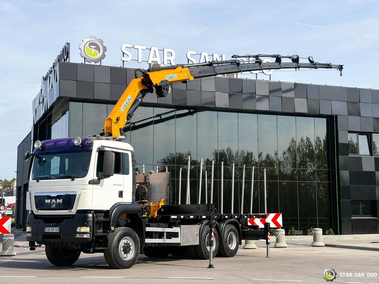MAN TGS 33.400 6x6 BL EFFER 315/8S  HDS Crane 2019