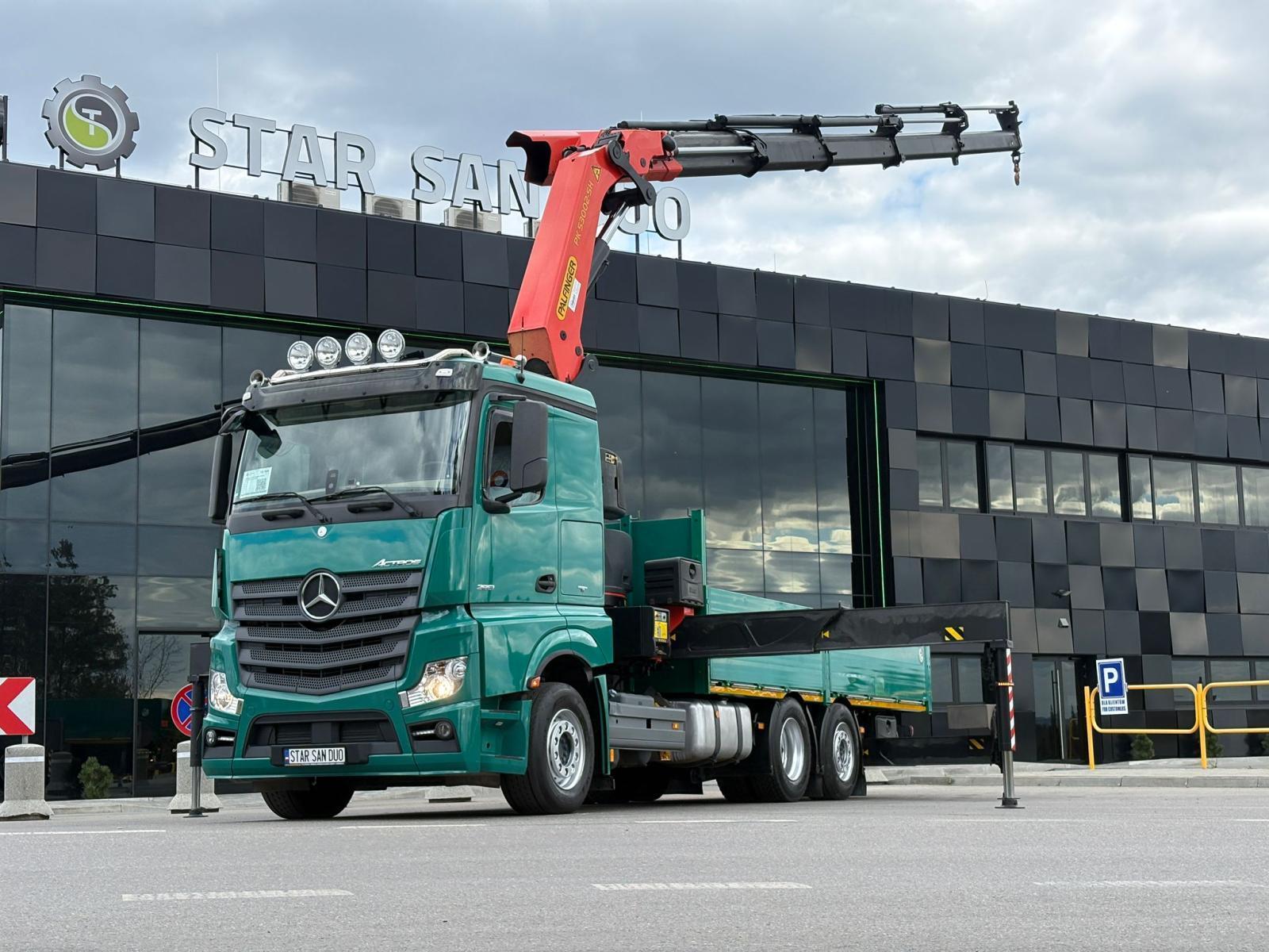 MERCEDES-BENZ ACTROS 2851 6x2 PALFINGER PK 53002 SH HDS Żuraw