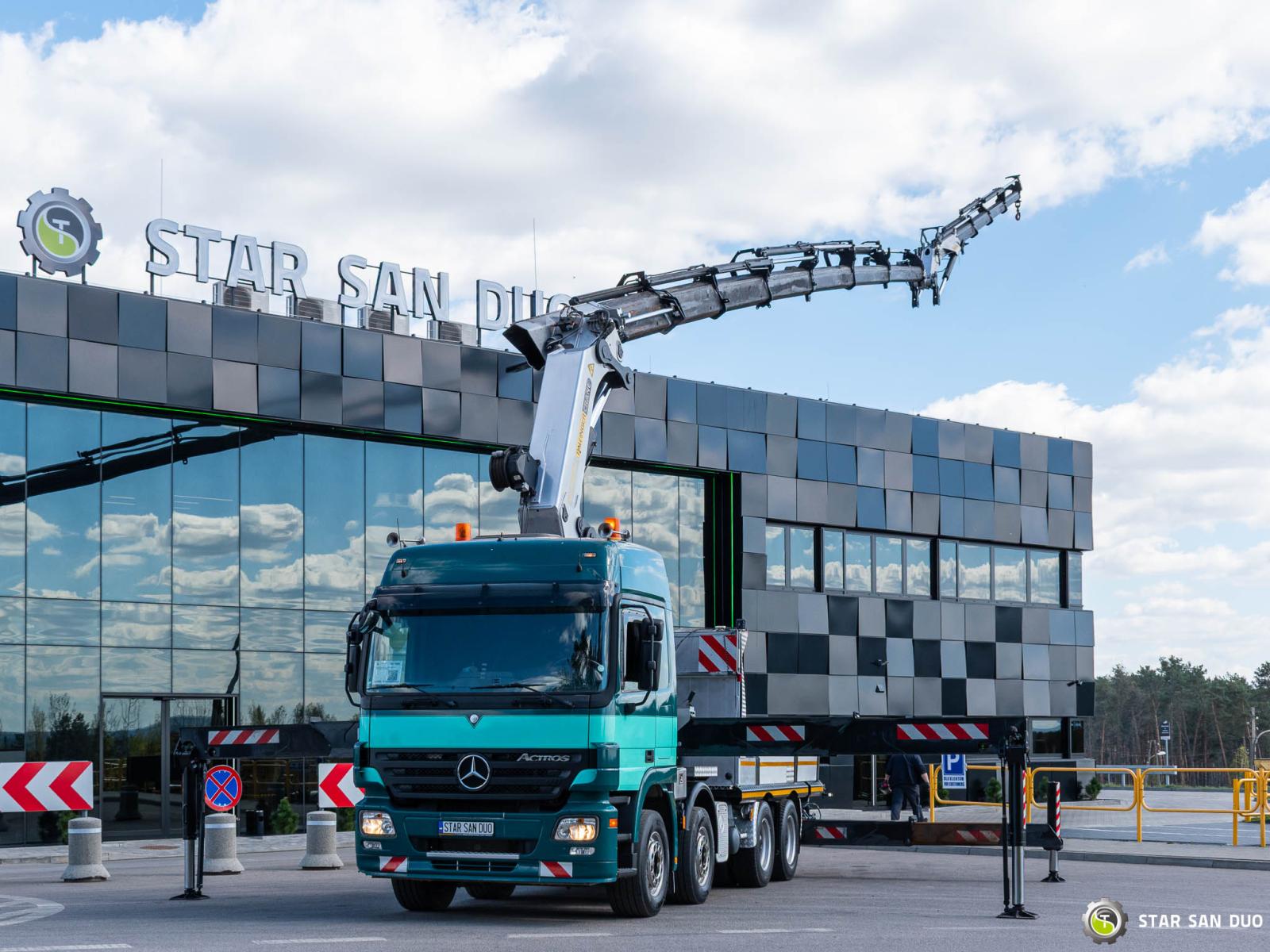 MERCEDES-BENZ ACTROS 3258 8x4 Palfinger PK 72002 HDS Żuraw Fly Jib