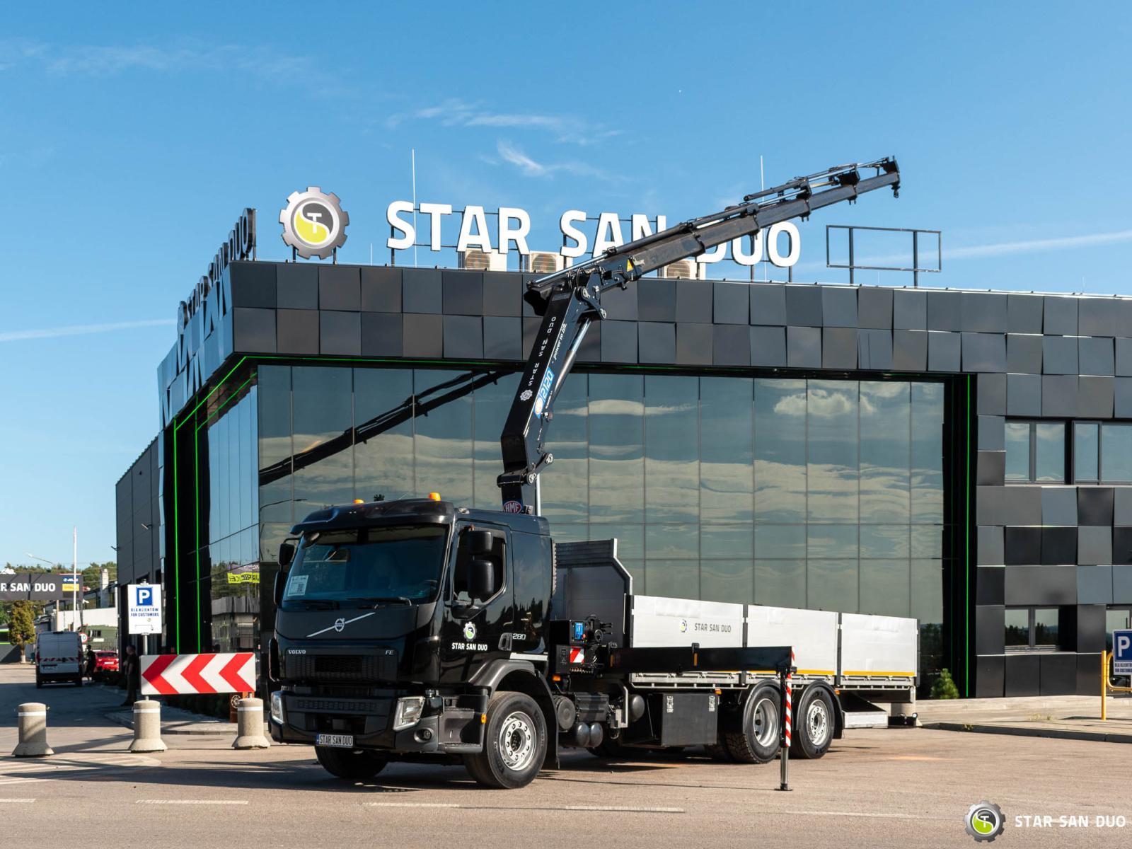 Volvo Fe 280 6x2 Hmf 2120K-RC Hds Żuraw