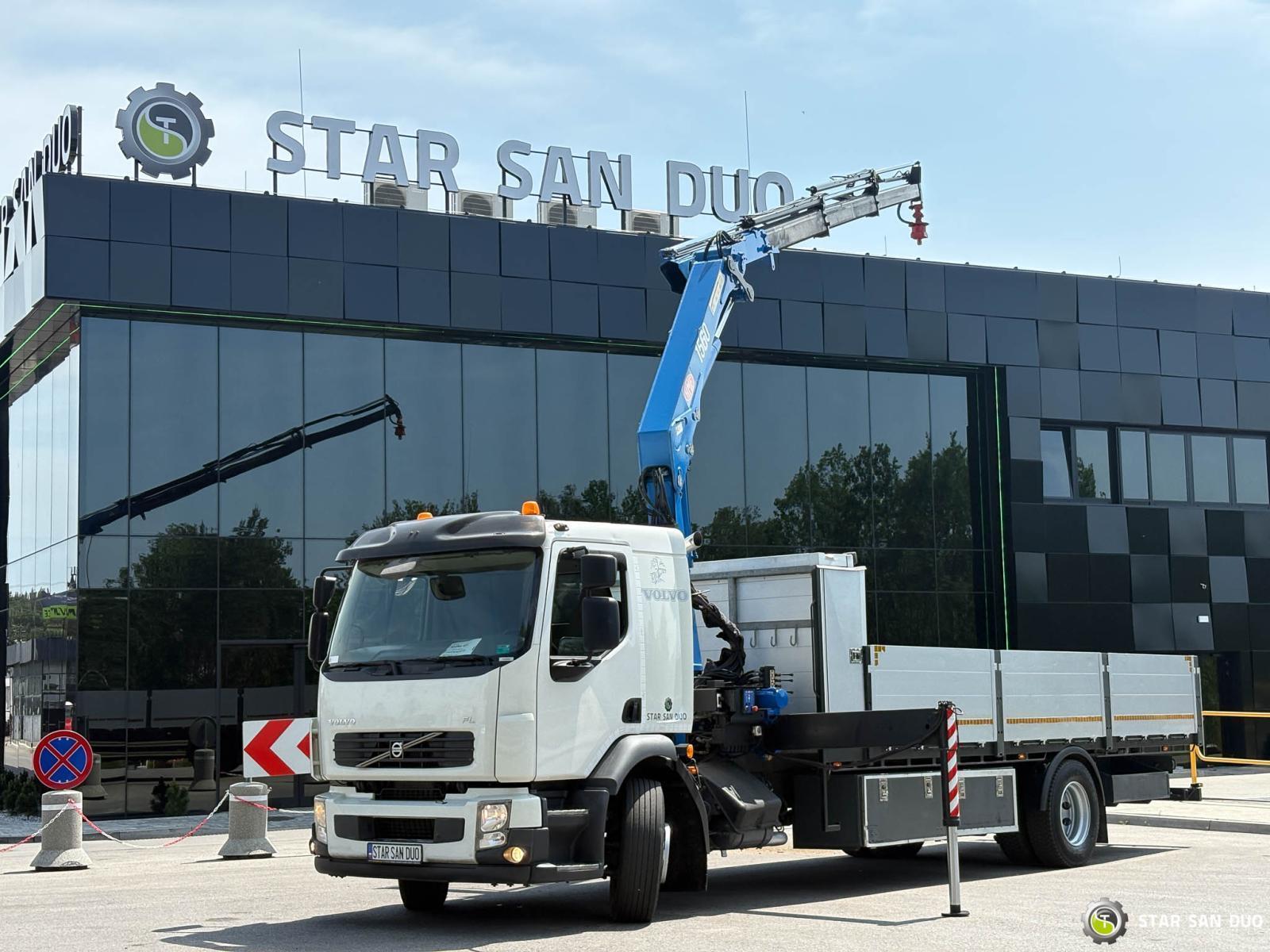 Volvo FE 240 4x2 HMF 1560 K3 HDS Żuraw Rotator Crane Kran