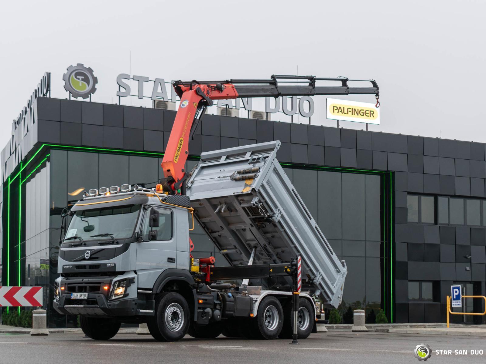 Volvo FMX 500 6x4 Palfinger PK 22002 EH HDS żuraw, wywrotka
