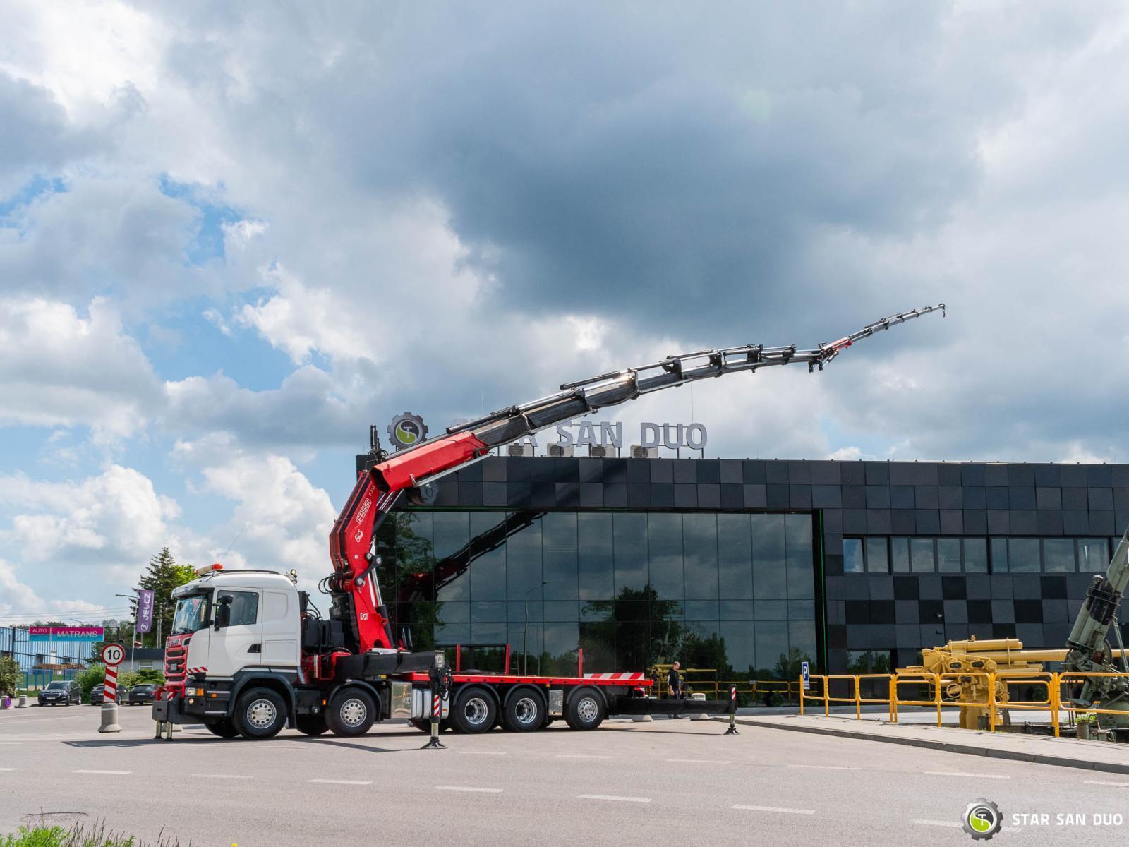 SCANIA R520 10x4 FASSI F2150RAL.2.28 Crane Kran Winch