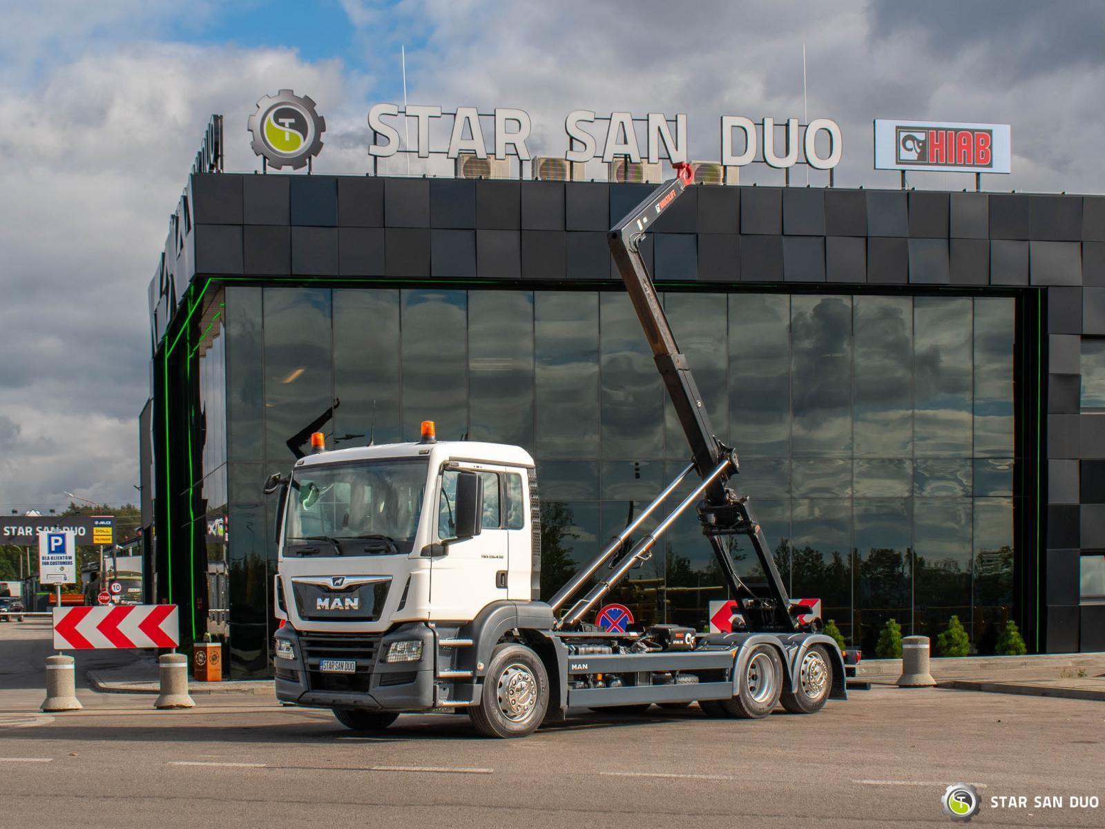 MAN TGS 26.430 6x2 HIAB MULTILIFT Optima 20S59 Hakowiec