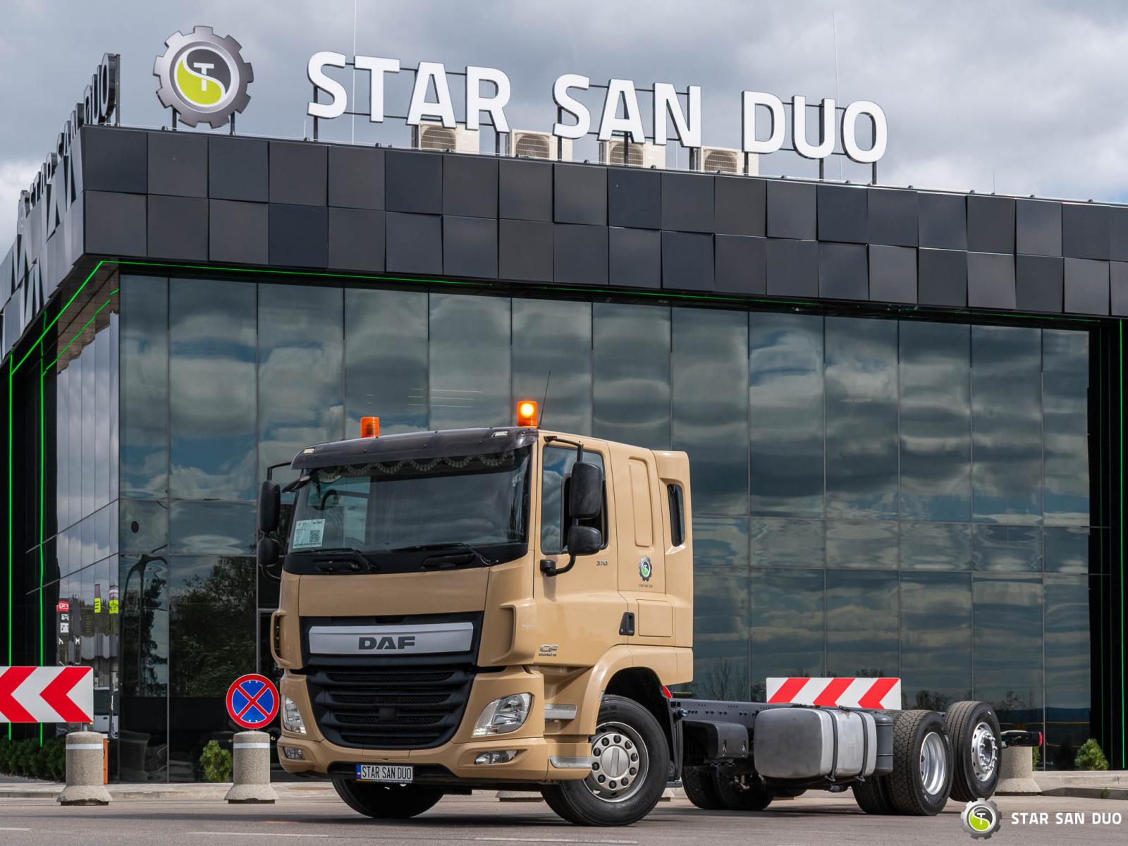 DAF CF370 6x2 podwozie rama do zabudowy