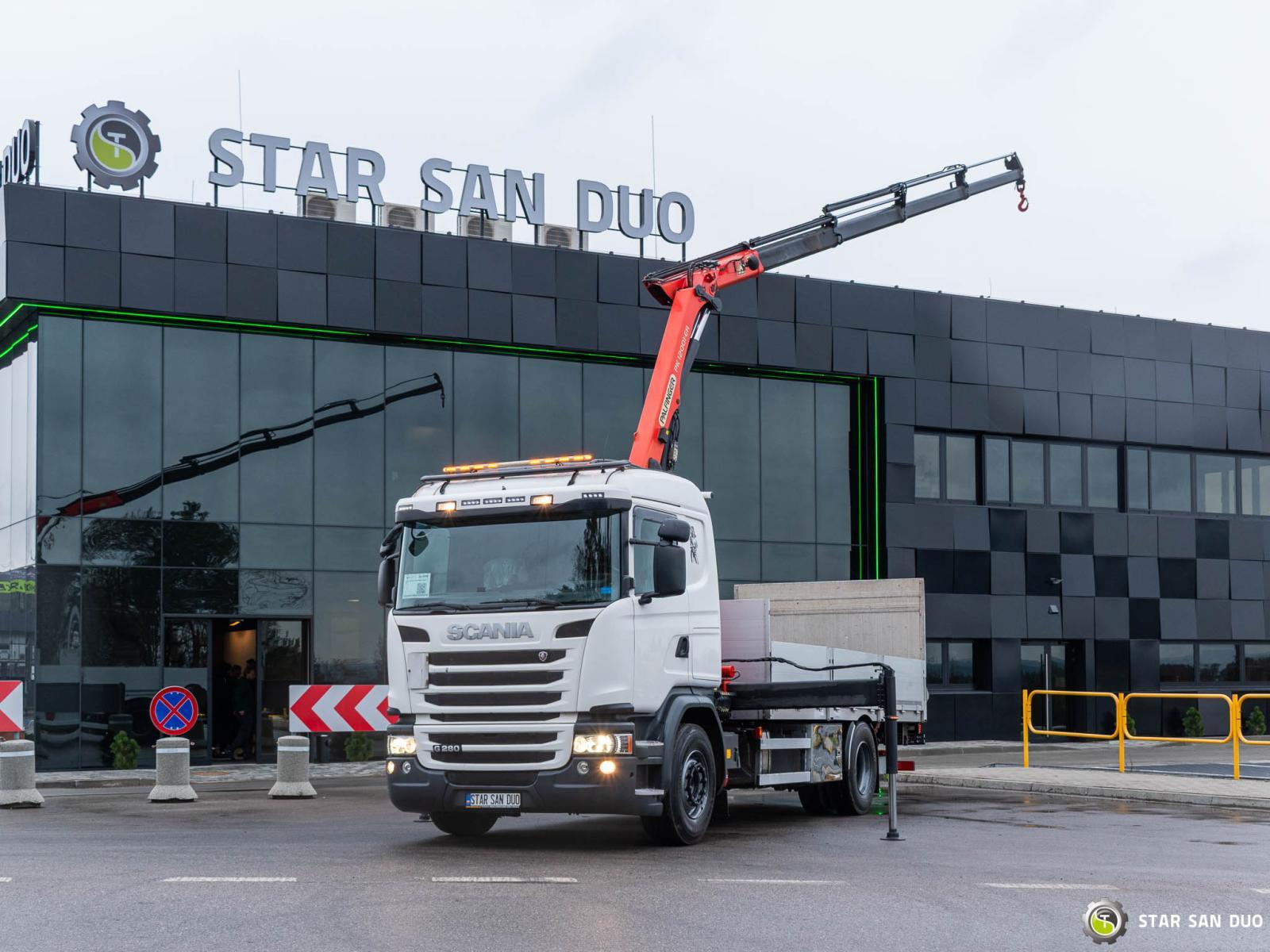 SCANIA G280 4x2 PALFINGER PK 12001 EH HDS Żuraw Winda