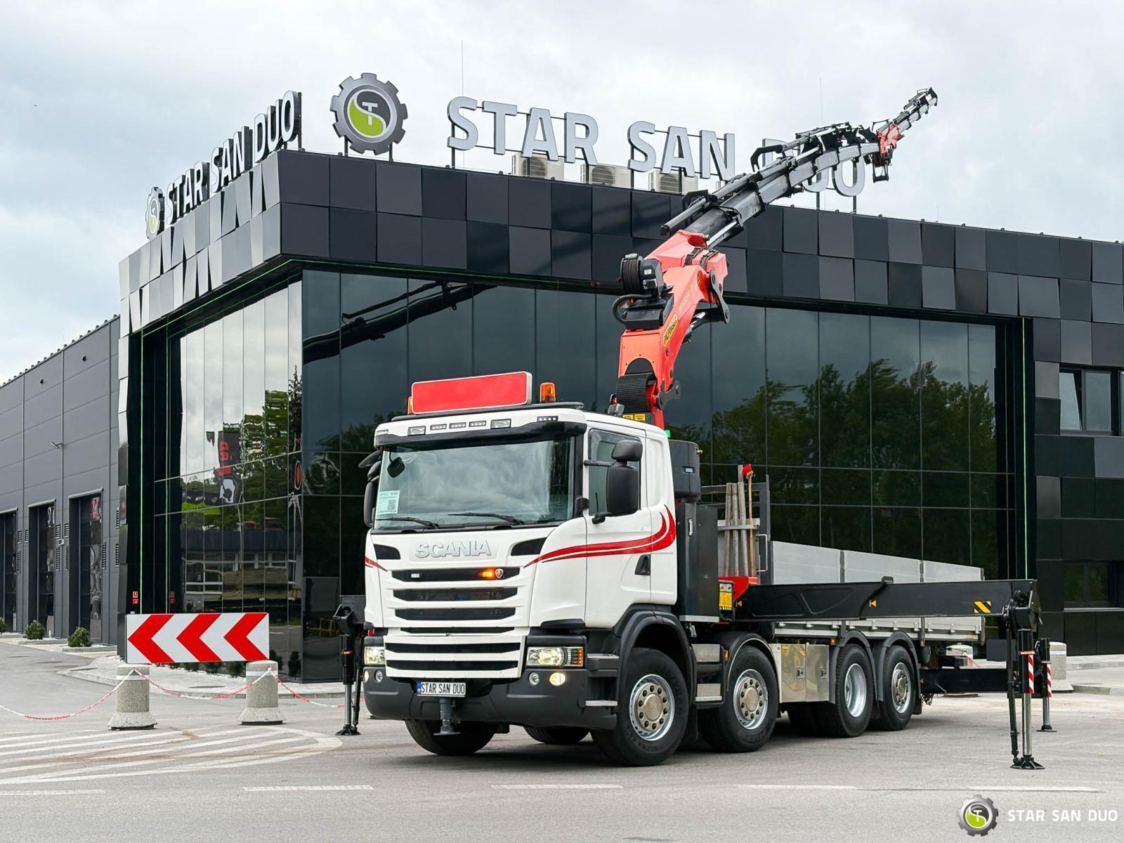 SCANIA G480 8x2 PALFINGER PK 53002 SH Żuraw Fly JIB Niski Przebieg