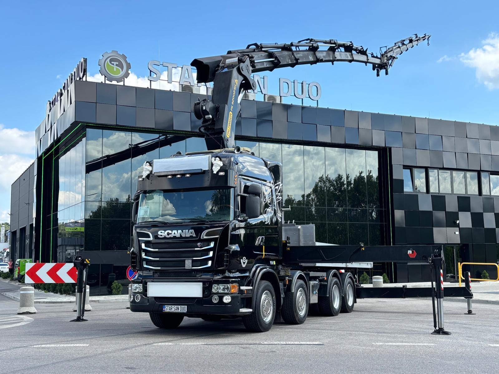 SCANIA R560 8x2 PALFINGER PK 92002 SH Fly Jib Winch 5th