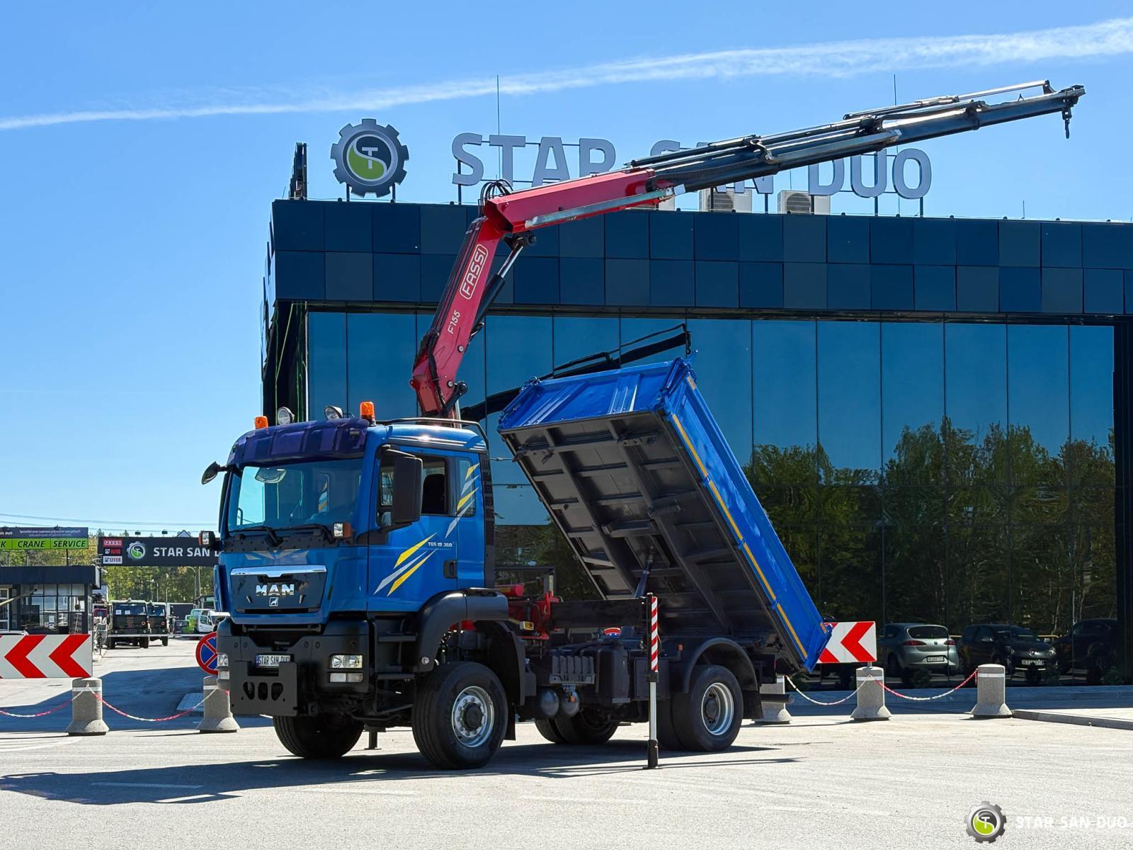 MAN TGS 18.360 Fassi F155A 24 HDS Crane Kipper