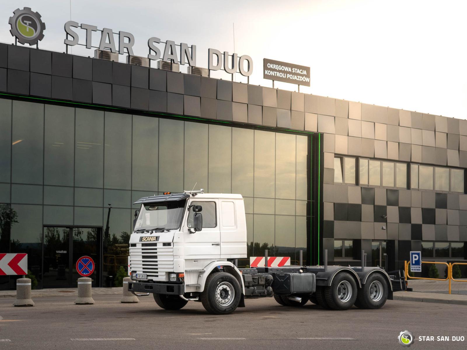 Scania R143 HL 6x2  podwozie do zabudowy