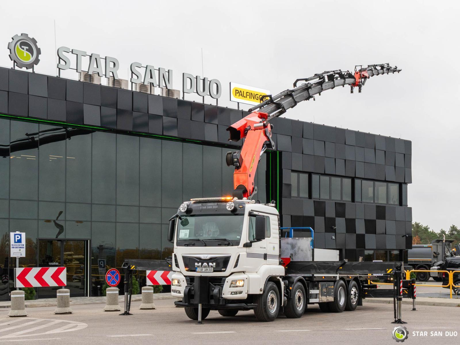 MAN TGS 35.480 8x2 PALFINGER PK 65002 SH HDS Żuraw Fly Jib