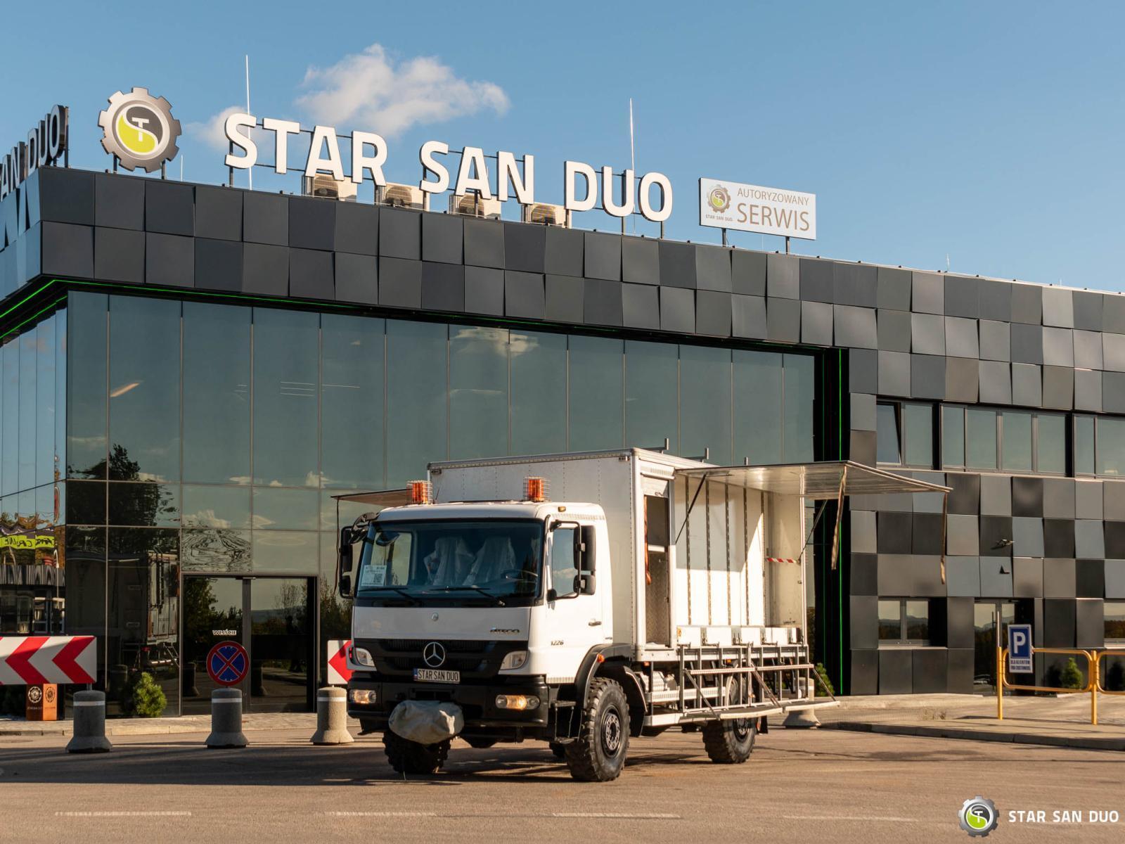 MERCEDES-BENZ ATEGO 1226 4x4 warsztat mobilny podwozie