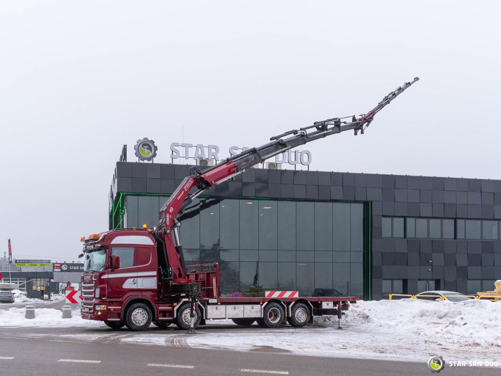 SCANIA R480 8x2 FASSI F800 BXP.26 HDS Żuraw Fly Jib