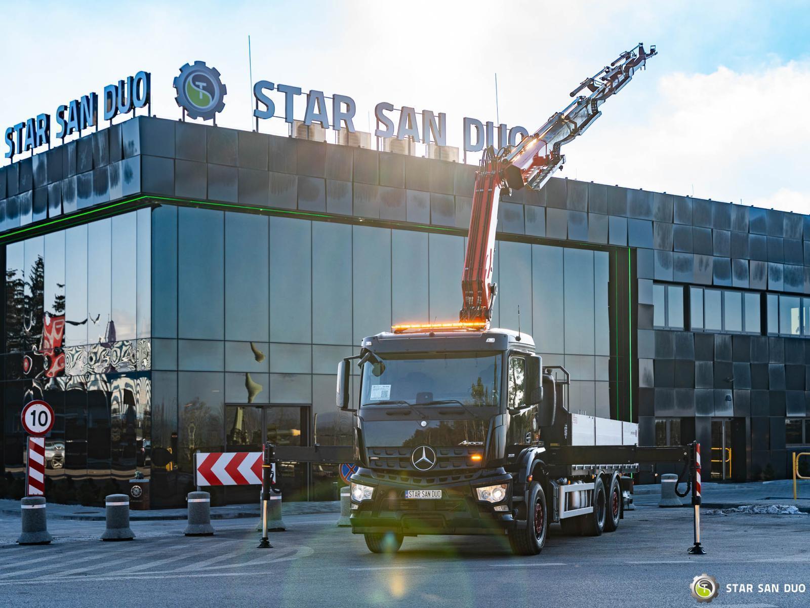 MERCEDES-BENZ Arocs 2535 6x2x4 FASSI F295RA.2.26 HDS Żuraw