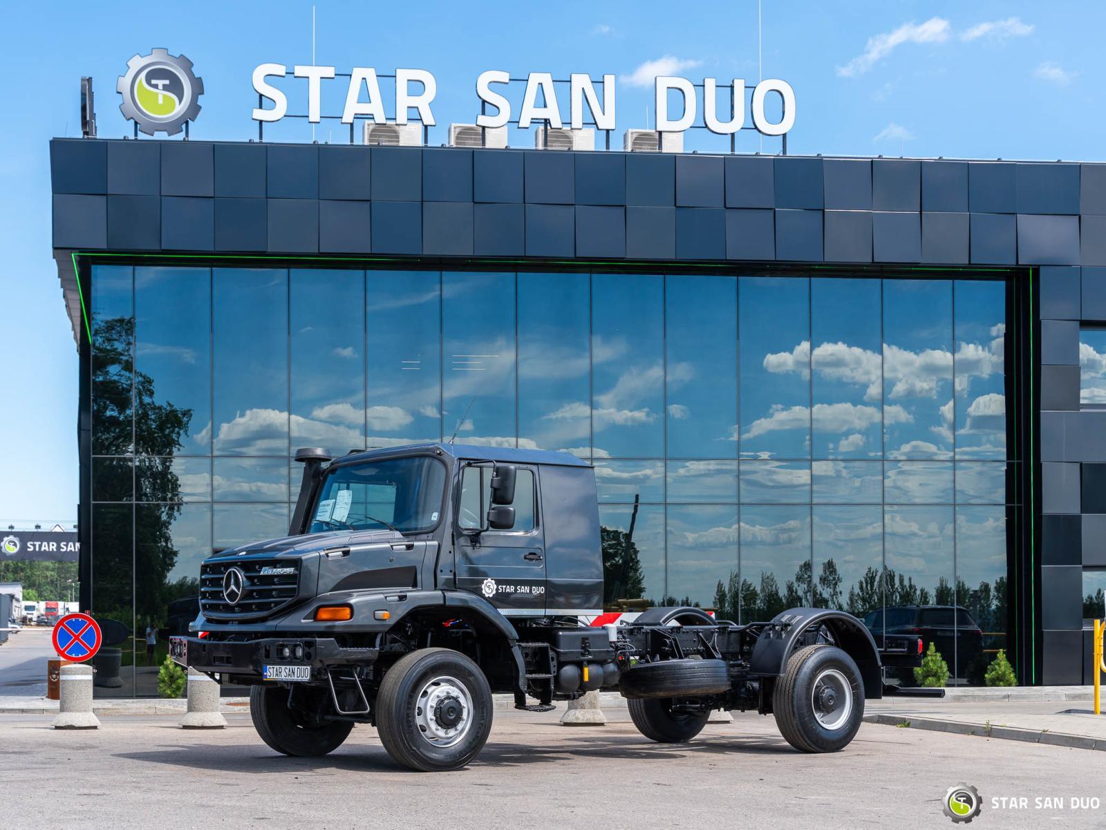 MERCEDES-BENZ ZETROS 1833 4x4 Podwozie Rama do zabudowy Kamper