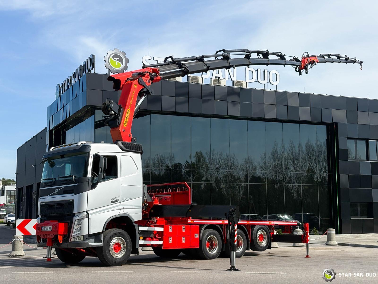 VOLVO FH 500 8x4*4 PK65002 Fly JIB Crane 7456 h Winch
